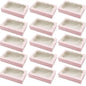 10/20pcs paper gift box with display window, suitable for wedding, birthday, holiday mother's day and other occasions