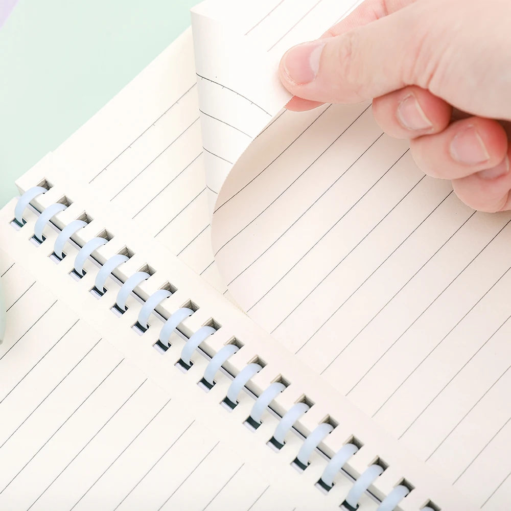 1 Pack Lined Ruled Spiral Paper Notebook 5.8 x 8.2 Inches College