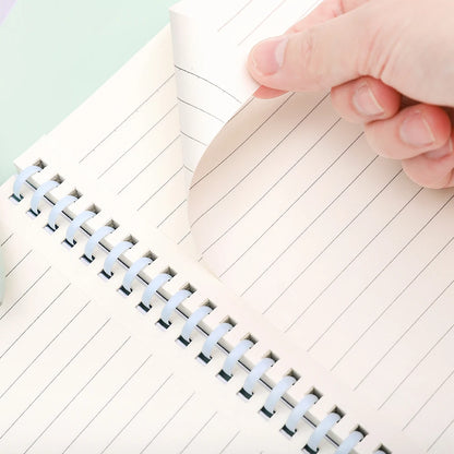 1 Pack Lined Ruled Spiral Paper Notebook 5.8 x 8.2 Inches College