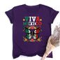 Viva Mexico Butterfly Flower Printed Girl T Shirt Women Summer Retro Tshirt Tee Graphic Tops Fashion Female Short Sleeve T-shirt