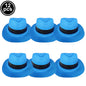 UV Neon Glow Party Hats – Blacklight Fluorescent Plastic Hats for Kids & Adults