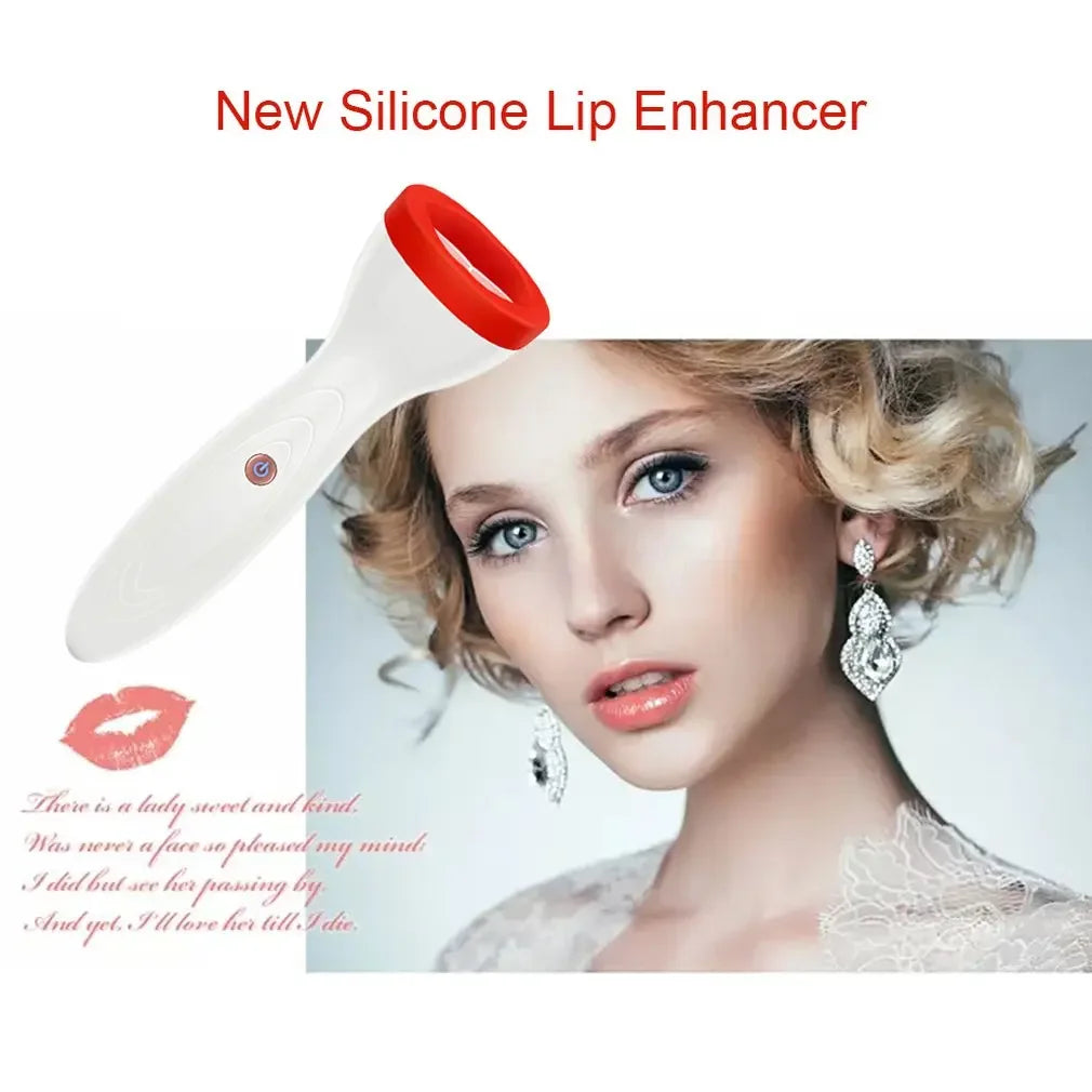 Electric Silicone Lip Plumper Device Beauty Tool