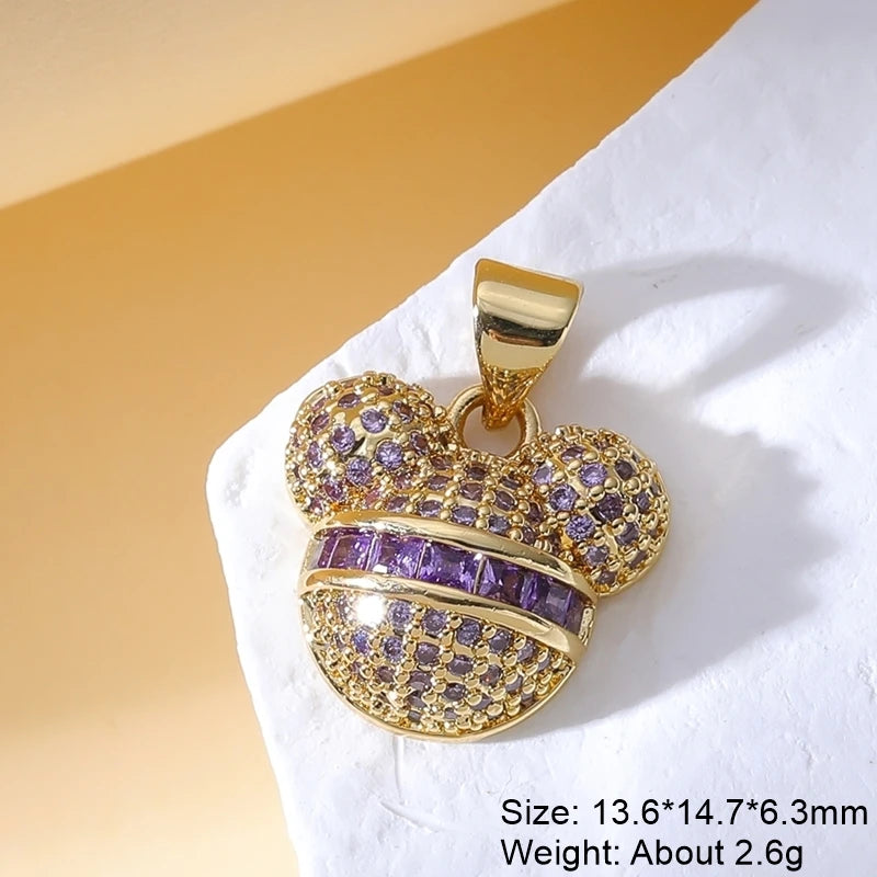Handmade Luxury Pendant 18K Real Gold-Plated Charms