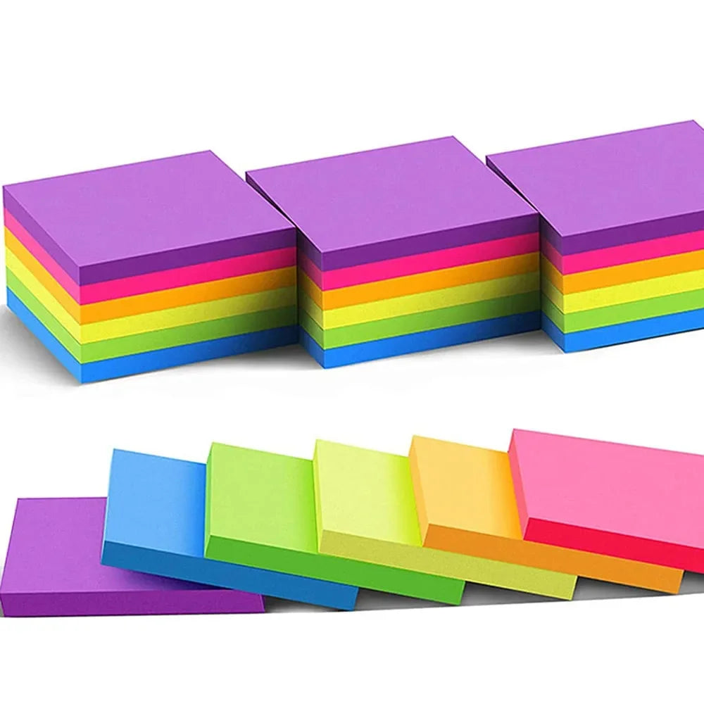 LOLEDE Kawaii Sticky Notes & Notepad Set – Index Tabs, Scratch Paper & Cute Stationery for School or Office