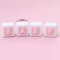 Cute Bear Ornament Cake Topper Pink Blue Cartoon Bear Soft Rubber Doll Boy Girl First Birthday Party Cake Decoration Baby Shower