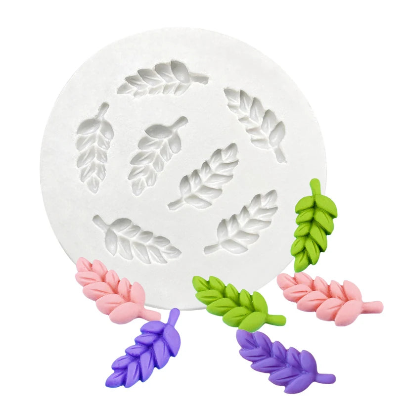 Wheat Ear Shape Silicone Mold Sugarcraft Cupcake Baking Mold Fondant Cake Decorating Tools