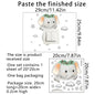 Luminous Giraffe Bear Elephant Star Switch Sticker Kid Baby Bedroom Decoration Self-adhesive Home Decor Wallpaper Wall Decals