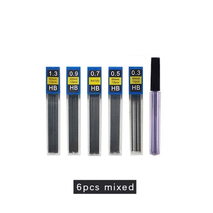 Metal Automatic Mechanical Pencil 5/0.7/0.9/1.3/2.0mm