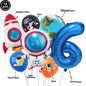 4D Standing Astronaut Spaceman Balloons Rocket Foil Balloons Kids Toys Baby Shower Outer Space Themed Birthday Party Decorations