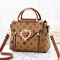 Women's Leather Fashion Senior Printed Large Capacity Shoulder Crossbody Handbag Токийские Мстители