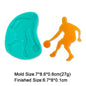 Sports Ball Silicone Mold – Baseball, Football & Basketball Cake Decorating Tool