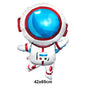 4D Standing Astronaut Spaceman Balloons Rocket Foil Balloons Kids Toys Baby Shower Outer Space Themed Birthday Party Decorations