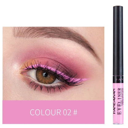 12 Colors Colorful Liquid Eyeliner Pencil Waterproof Long-Lasting  Quick-Dry No Blooming Blue Pink Eye Liner Pen Cosmetics Tools