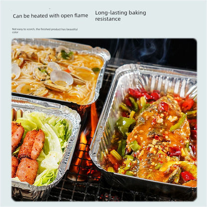 Oven Special Use Square Disposable Kitchen Tin Tray