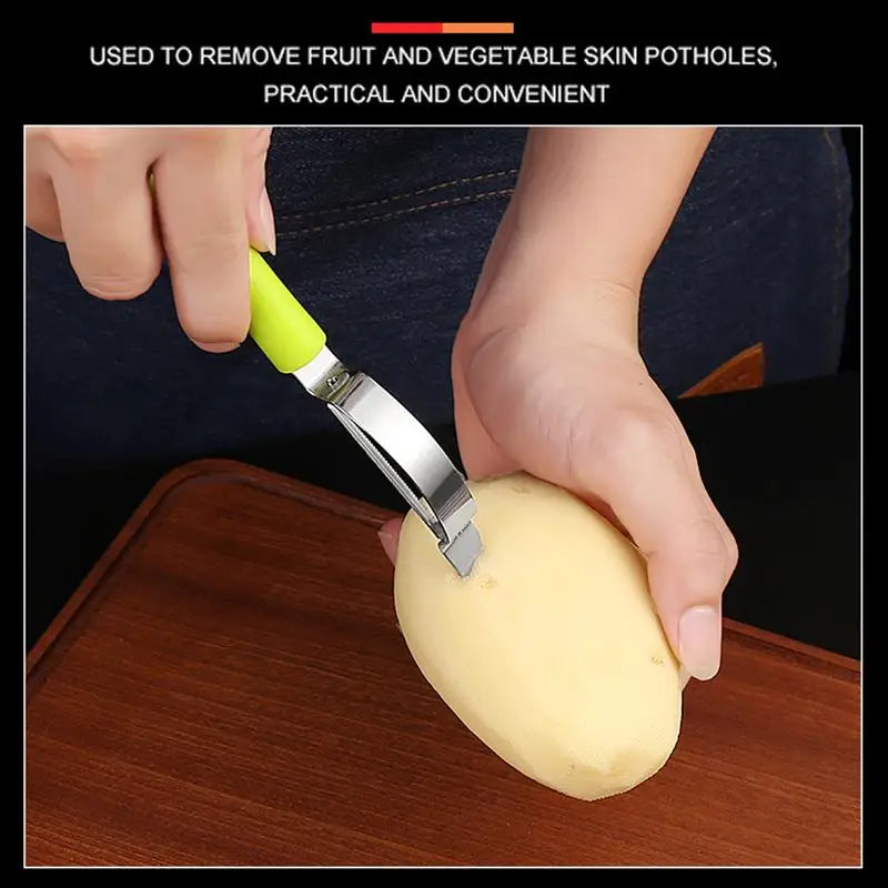6pcs/set Creative Stainless Steel Apples Corer Fruit Seed Core Remover Slicer Knife Durable Kitchen Gadgets Vegetable Tools