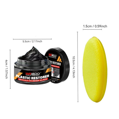 Car Plastic Restorer Back To Black Gloss Auto Interior Leather & Panel Renewal Wax Coating Agent Auto Polish And Repair Coating