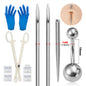 Body Piercing Kit – Surgical Steel Tapers, Needles & Tools for Lip, Nose, Tongue, Cartilage & Navel