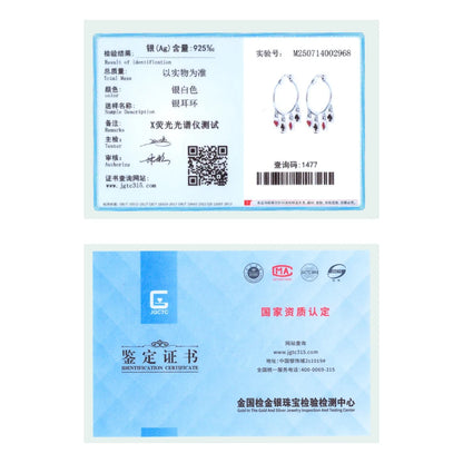 925 Sterling Silver Earrings Poker Suit Earrings Original Earring For Ladies Fashion Friends Party Daily Wear Gifts