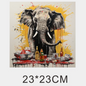 Graffiti Animal Iips Fashion Iron Sticker Patch For Clothing T-shirt DIY Hoodie Jacket Sticker DTF PPatch Is Waterproof