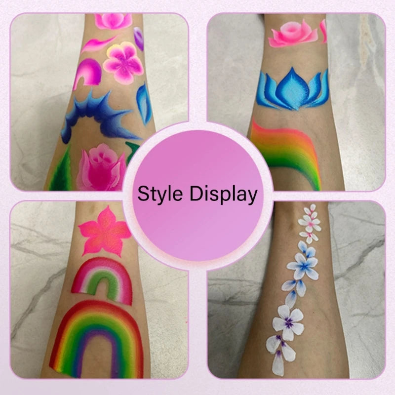 10 Pcs Paint Brushes Set Watercolor Paint Brushes Drawing Supplies for Body Face