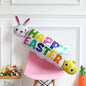 Easter Bunny & Chick Foil Balloon – Cute Standing Rabbit, Egg & Carrot Helium Balloon for Kids’ Party Decor