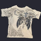 Men's Skull with Wings Graphic Printed T-shirt