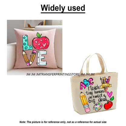 Love Cute Cartoon Little Baby Princess Girls Character Iron on DTF Transfers Washable Stickers Ready to Press for Clothes Bags