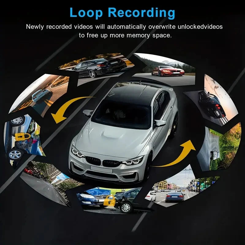 1080P Dual Camera,Dash Cam for Cars,Front And Inside,car Camera with IR Night Vision,Loop Recording,wide Angle Car DVR Camera