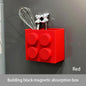 Magnetic Refrigerator Storage Box Tableware Container Creative Block-shaped Kitchen Organizer Holiday Themed Decor Tools
