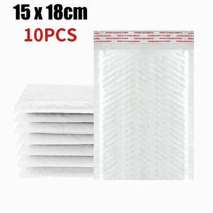 50-10Pack Bubble Envelopes Bag Pearlescent Film Waterproof Bubble Bag Packaging Express Self-Seal Goods Business Mailing Package