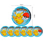 Pokémon birthday party decoration Balloon Disposable Tableware Tablecloth Straws Cup Plates Baby Shower Supplies