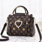 Women's Leather Fashion Senior Printed Large Capacity Shoulder Crossbody Handbag Токийские Мстители