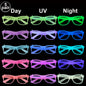 UV Neon Glow Party Hats – Blacklight Fluorescent Plastic Hats for Kids & Adults