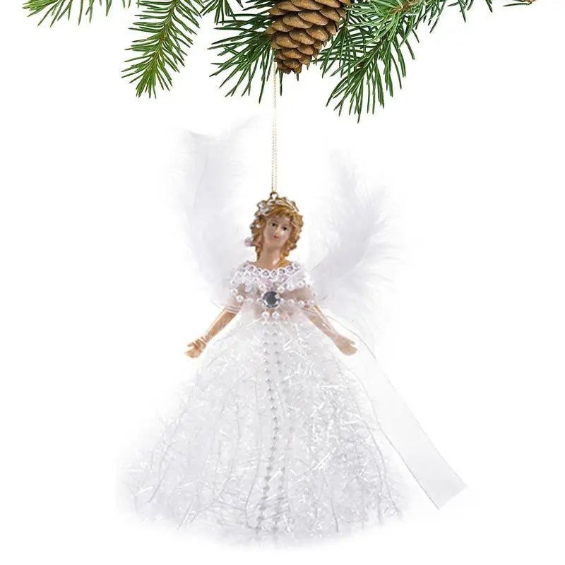 Angel Pendant Christmas Home Decoration Doll Lightweight Lovely Interesting Toys Ideal Gift Toddler Kids Christmas Tree Decor