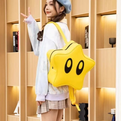 Y2K Korean Japanese Casual Kawaii Cartoon Book Bag Girls Cute Star Backpacks Fashion Student Bag Schoolbag Kids Travel Backpacks