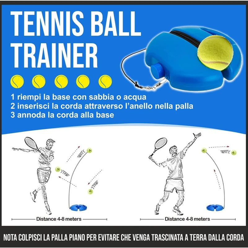 Tennis Training Ball Trainer Professional Primary Tool Exercise Self-study Rebound Ball Indoor Tennis Practice
