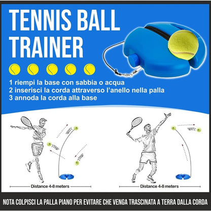 Tennis Training Ball Trainer Professional Primary Tool Exercise Self-study Rebound Ball Indoor Tennis Practice