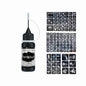 Long-Lasting Temporary Tattoo Inks with 3 Tattoo stickers Kit,Freehand Painting Gel for Makeup Trend Party Tattoos for Face Body