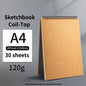 Borrence Spiral Sketchbook – Thick 160 GSM Paper in A3/A4/A5/8K/16K Sizes for Drawing, Watercolor & Art School Use