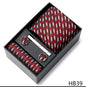 Men's  Tie Pocket Squares Necktie Box Set