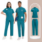 New Unisex Hospital Scrubs Sets Men Medical Uniforms Doctors Nurses Accessories Dental Clinic Salon Workwear Surgical Clothes