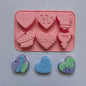 55 Small Heart Shaped Silicone Cake Mold Heart Chocolate Pastry Molds DIY Baking Decoration Kitchen Ice Cube Crystal Epoxy Mould