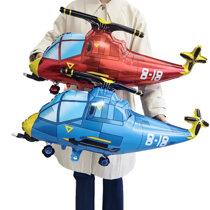 Fighter Balloon Boy Airplane Birthday Party Helicopter Plane Balloon Aircraft Balloon for Aviator Themed Birthday Party Decor