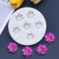 Flower Rose Silicone Mold Resin Tools Chocolate Sugarcraft Mould Fondant Cake Decorating Tools