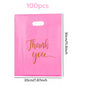 100pcs gift bags, thanks, thanksgiving, Christmas, weddings, birthdays, small business supplies, clothing bags, business gifts