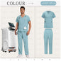 Multilcolors Beauty Work Clothes Hospital Nurse Uniforms Medical Scrub Set Women Men Clinical Clothes Dental Surgery Accessories