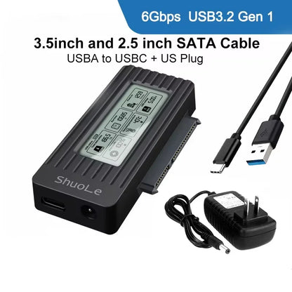 USB 3.2 3.0 to SATA Converter 2.5 Inch SSD HDD Hard Drive External Adapter USB 3.0 to Sata III Cable for Laptop PC Accessories
