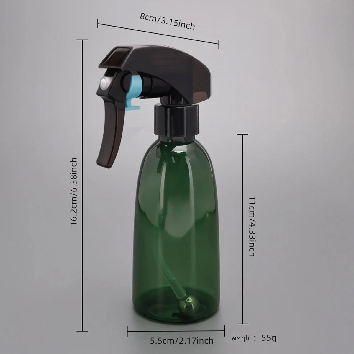 Refillable Fine Mist Plastic Spray Bottle