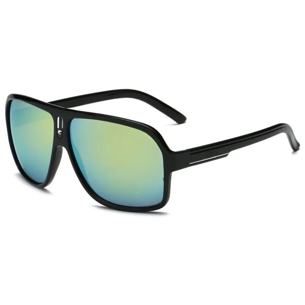 Men's Vintage-Inspired Glasses with Large Curved Frames