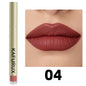 20 colors sexy long lasting velvet matte lip gloss liquid lipstick lip makeup red pink brown nonstick cup waterproof lip glaze